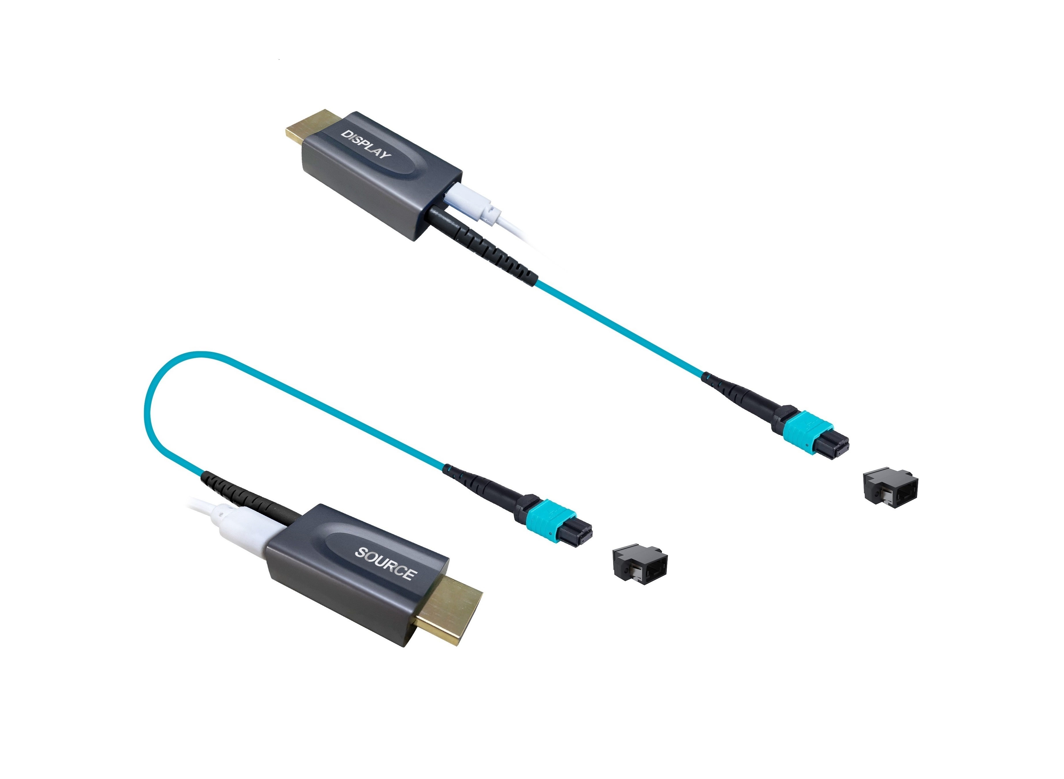 OV11HH-MPO-H21: Detachable HDMI 2.1 Optical Fiber Extender