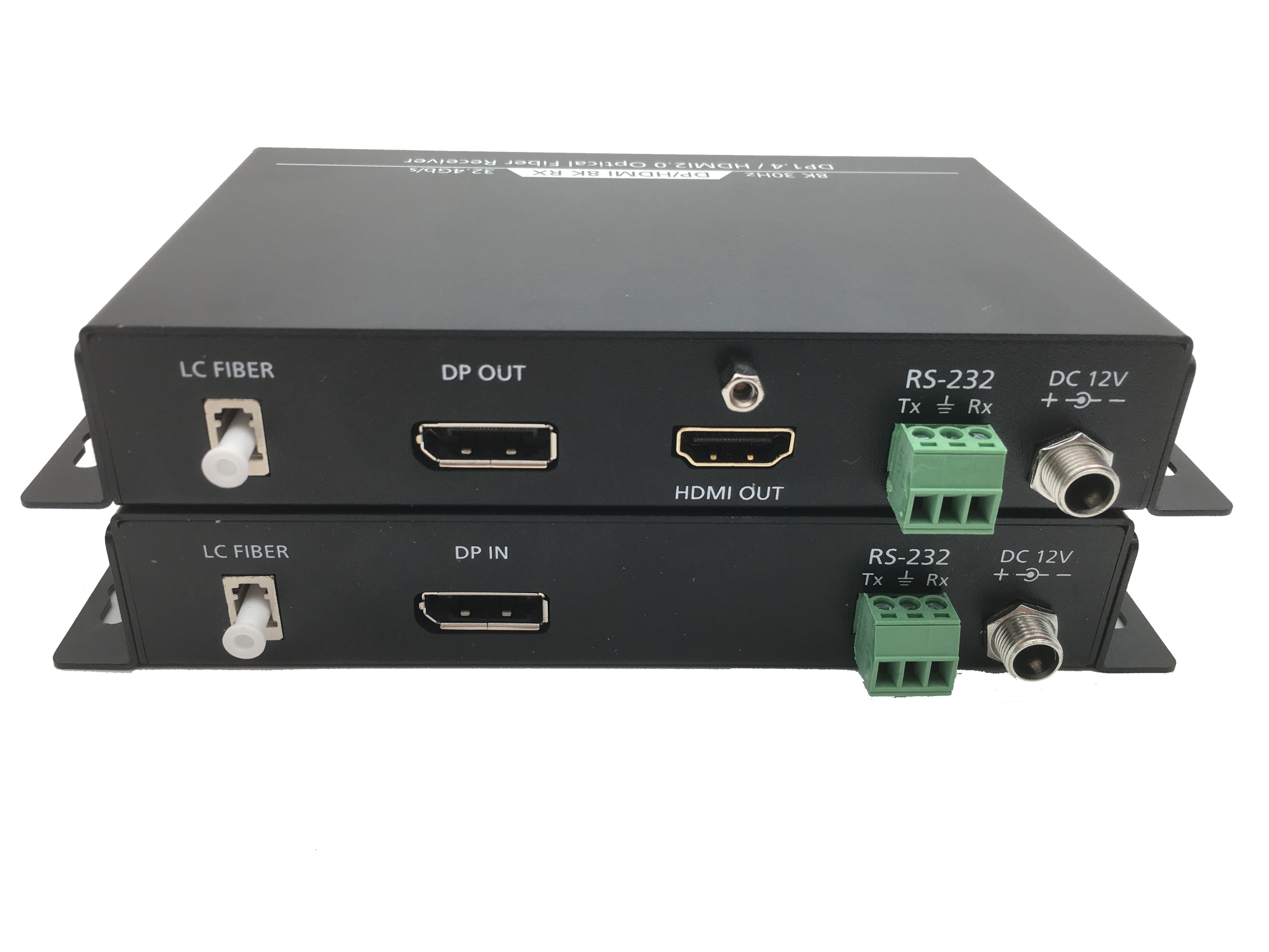 DP 1.4 Single Fiber Extender with HDMI out-8K@30HZ/4K@120HZ