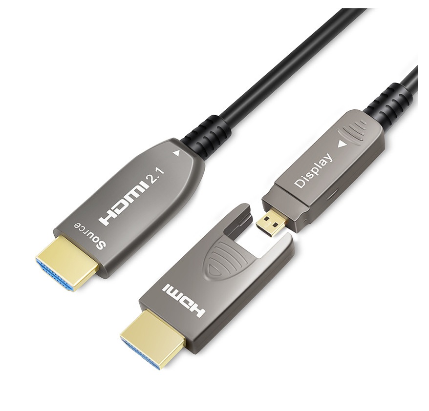 Detachable HDMI AOC Type-A to Type-D