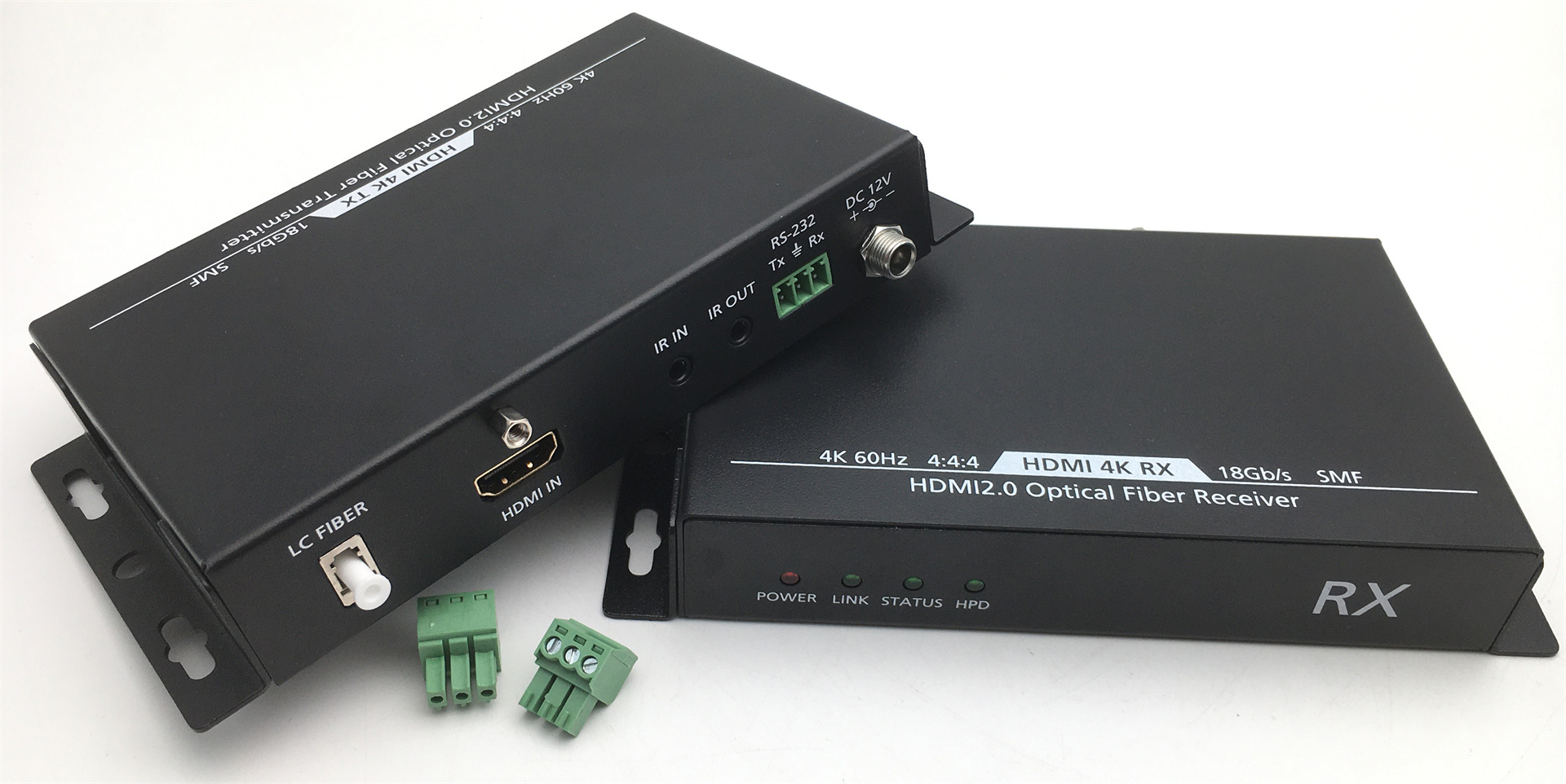 HDMI 2.0 Single Fiber Extender with SM Fiber