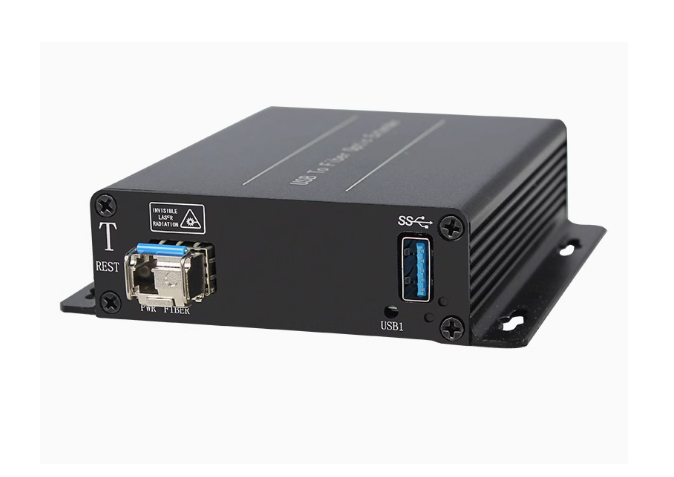 USB 2.0 to LC Optical Fiber Extender: 1 port