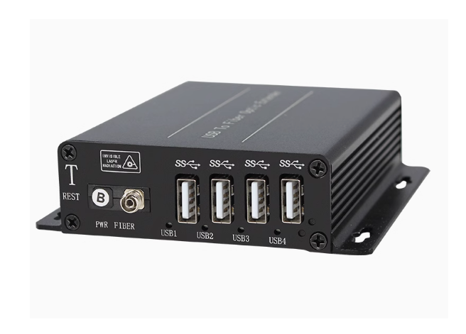 USB 2.0 to FC Optical Fiber Extender: 4 port