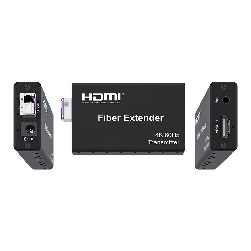 HDMI 2.0 Fiber Optic Extender with SPF, 1 LC up to 20KM