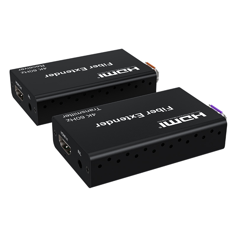 HDMI 2.0 Fiber Optic Extender with SPF, 1 LC up to 20KM