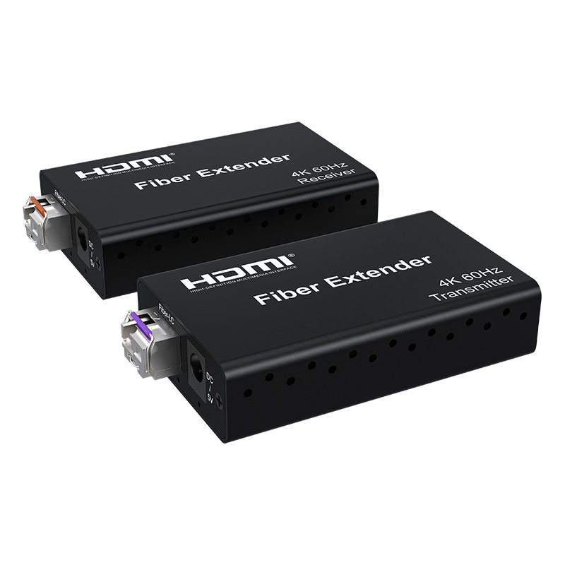 HDMI 2.0 Fiber Optic Extender with SPF, 1 LC up to 20KM
